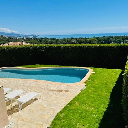 Villa Piscine Avec Magnifique Vue Mer Panoramique Biot Exterior photo